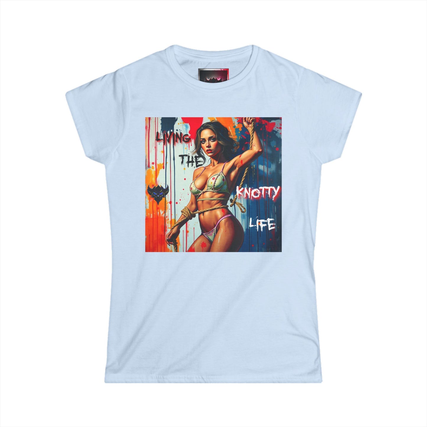 "Knotty Life" Women's Softstyle Tee - Fun Graphic Tee for Everyday Wear