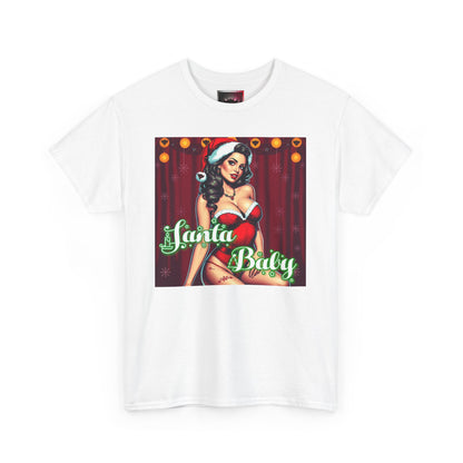 Santa Baby Unisex Heavy Cotton T-Shirt | Festive Holiday Shirt