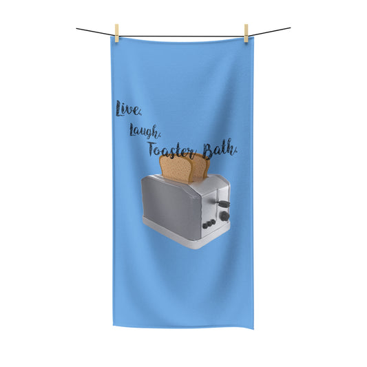 Live, Laugh, Toaster Bath Towel