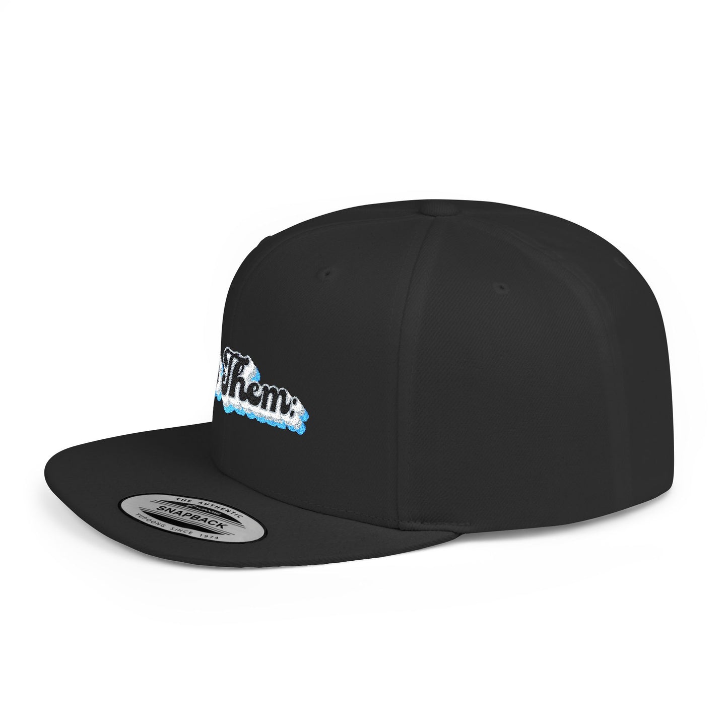"Let Them;" Wave Flat Bill Snapback Hat - Stylish Beach Vibes for Summer Adventures