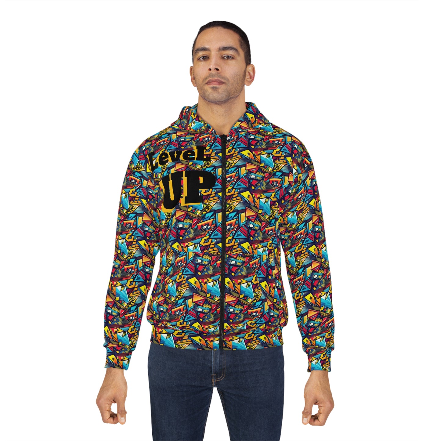 "Level Up" Full Zip Hoodie