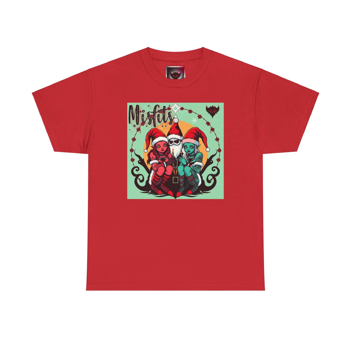 Couple of Misfits Holiday Unisex Heavy Cotton T-Shirt - Fun & Festive T-Shirt for Fans