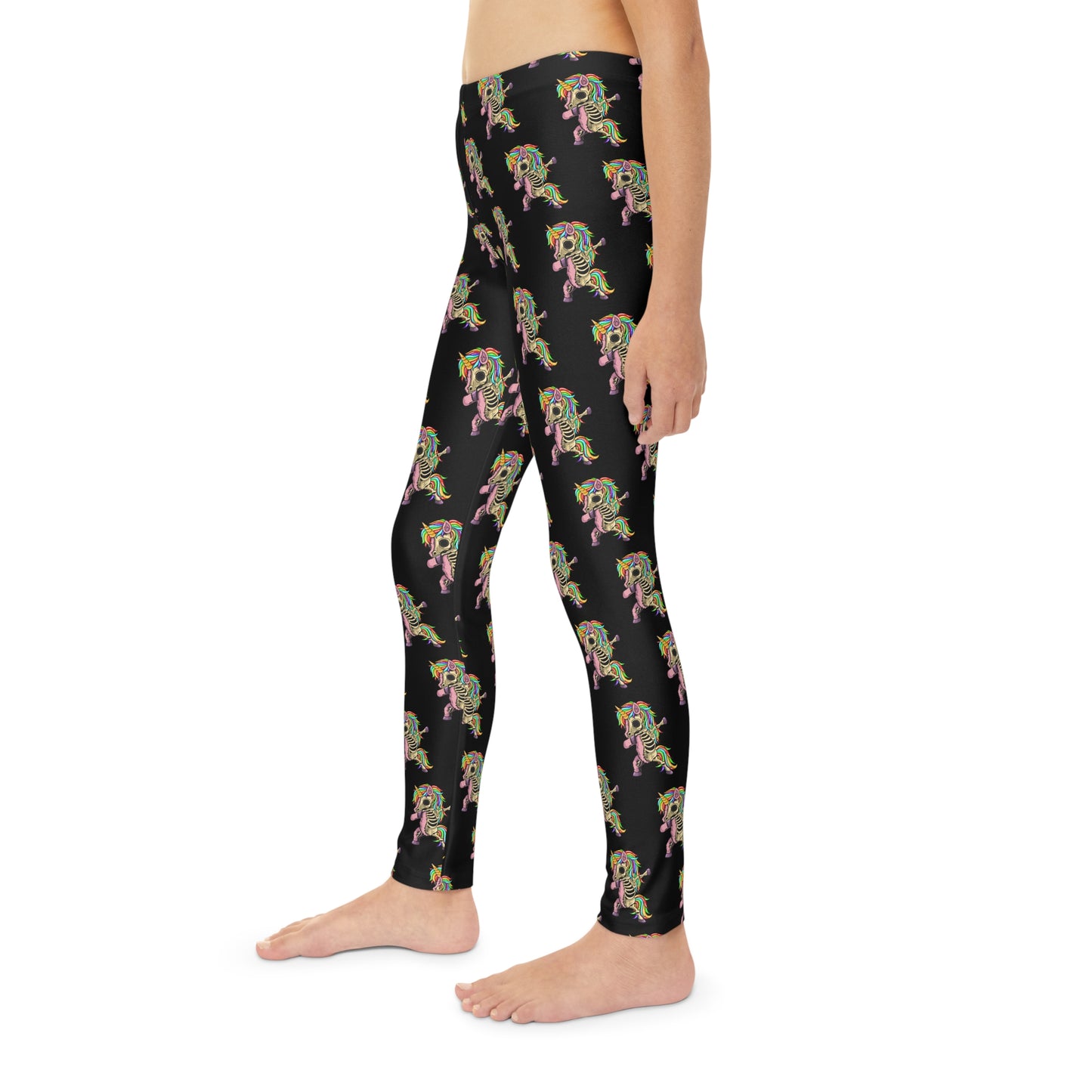 Youth "Zombie Unicorn Dabbing" Leggings