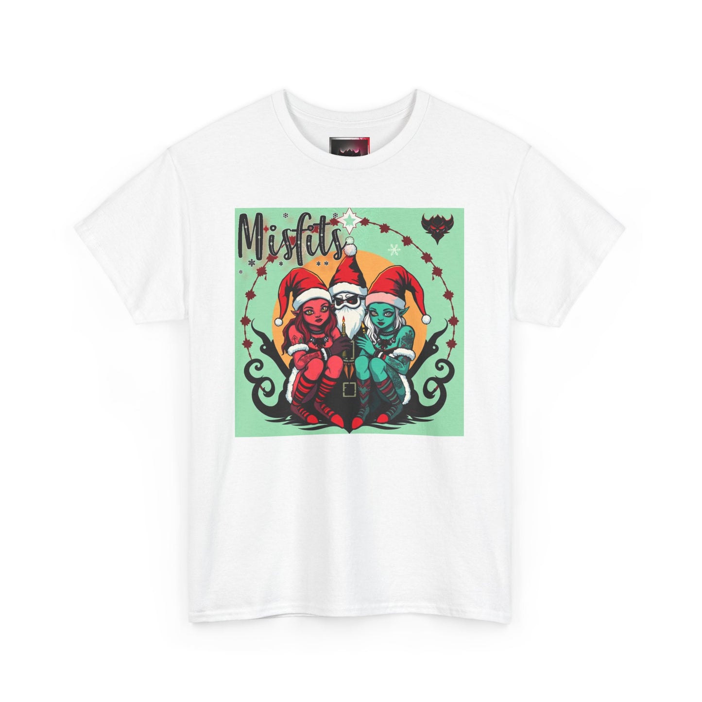 Couple of Misfits Holiday Unisex Heavy Cotton T-Shirt - Fun & Festive T-Shirt for Fans