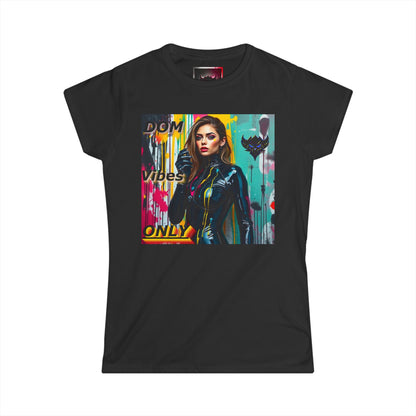 "Dom Vibes" Women's Softstyle Tee - Bold Graphic Tee for Confident Women