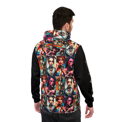 "Fetish" Vibrant Art Print Athletic Hoodie - Expressive and Stylish Wear