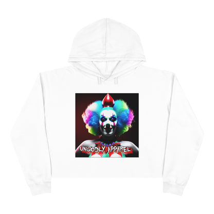 Female Clown Crop Hoodie