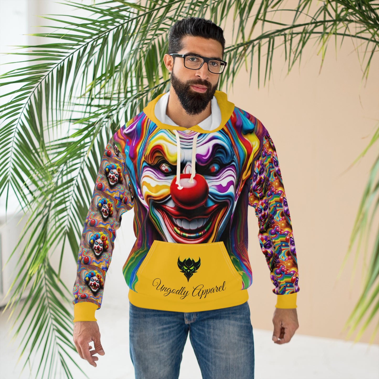 Evil Clown Pullover Hoodie