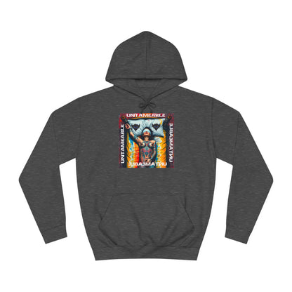 Unisex College Hoodie - 'Untameable' Graphic Design for Trendy Comfort