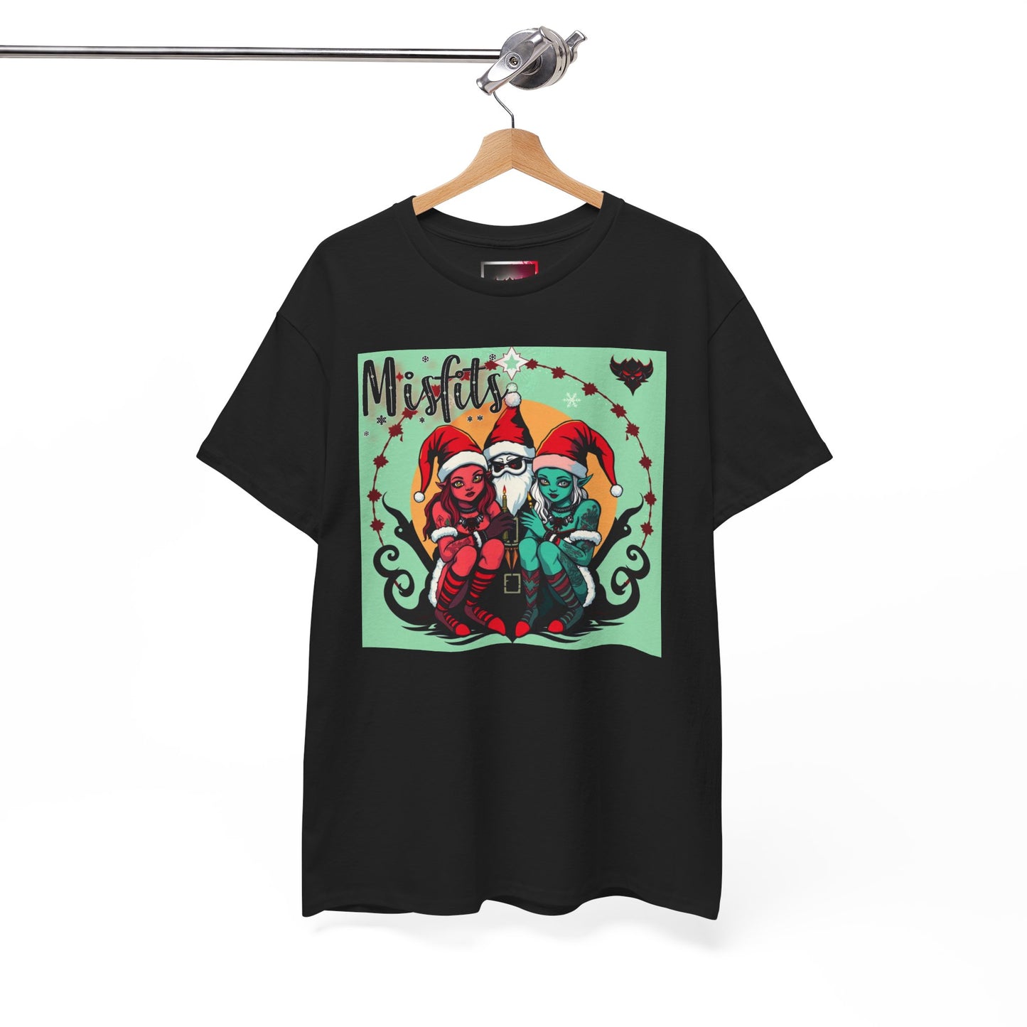 Couple of Misfits Holiday Unisex Heavy Cotton T-Shirt - Fun & Festive T-Shirt for Fans