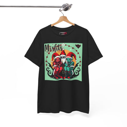 Couple of Misfits Holiday Unisex Heavy Cotton T-Shirt - Fun & Festive T-Shirt for Fans