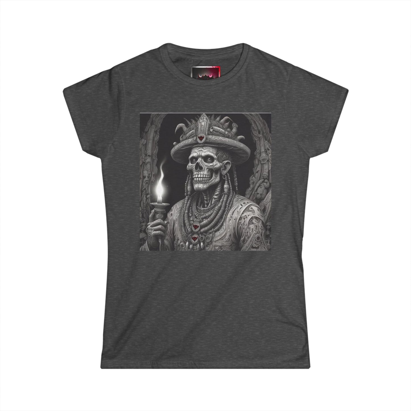 Mystical Hoodoo Skeleton Graphic Women's Heavy Cotton T-Shirt