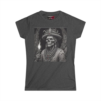 Mystical Hoodoo Skeleton Graphic Women's Heavy Cotton T-Shirt