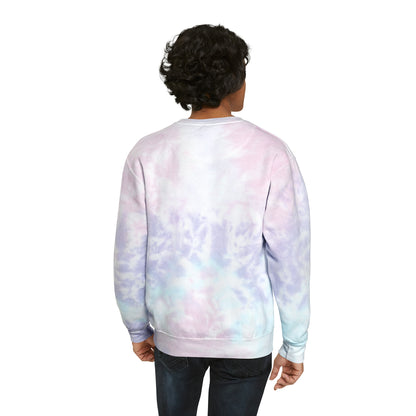 "No Squares in My Circle" Tie-Dye Sweatshirt