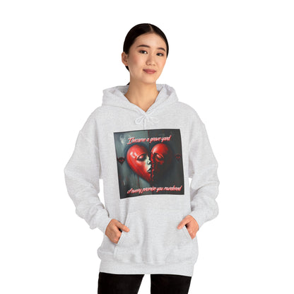 "I Became a Graveyard, to Every Promise You Murdered" Unisex Heavy Blend™ Hooded Sweatshirt