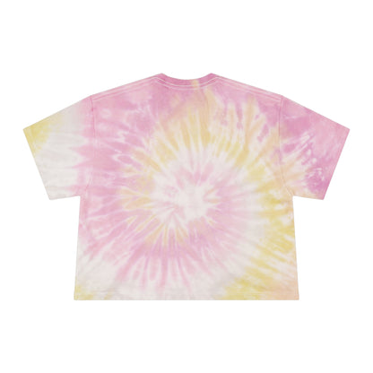 Women's "Let Them" Tie-Dye Crop T-Shirt