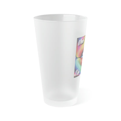 What That Mouth Do Frosted Pint Glass, 16oz