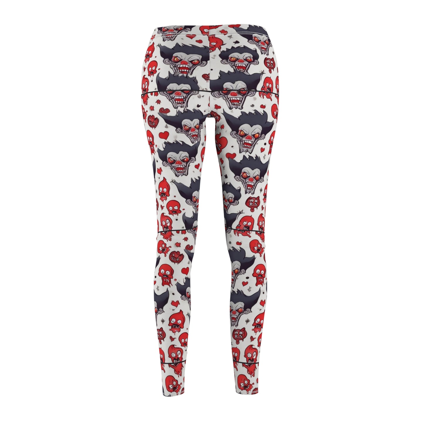 Women's Edgy Skull Print Leggings for Casual Wear