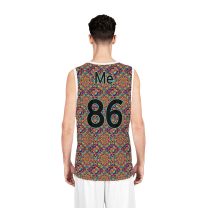 "86 me" Basketball Jersey