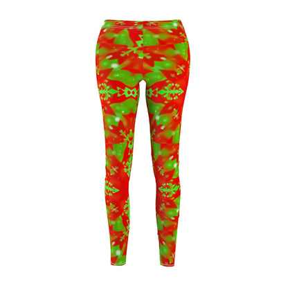 Festive Holiday Patterned Leggings for Women