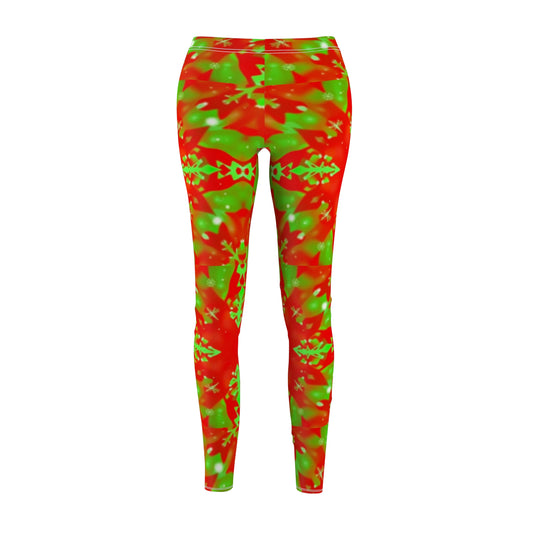 Festive Holiday Patterned Leggings for Women