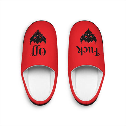 "Fuck Off" Men's Indoor Slippers