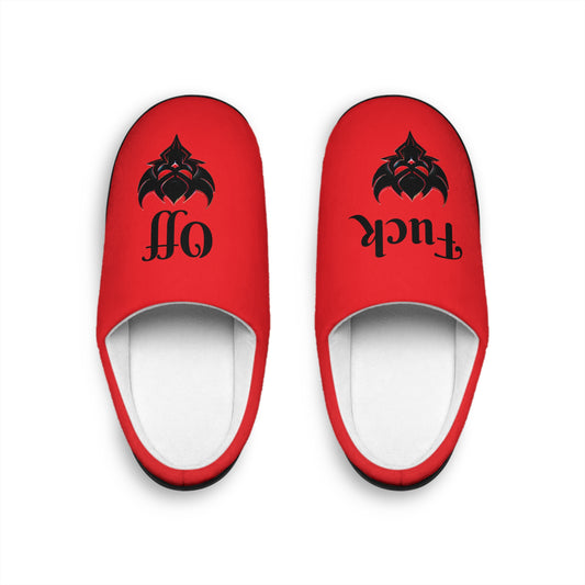 "Fuck Off" Men's Indoor Slippers