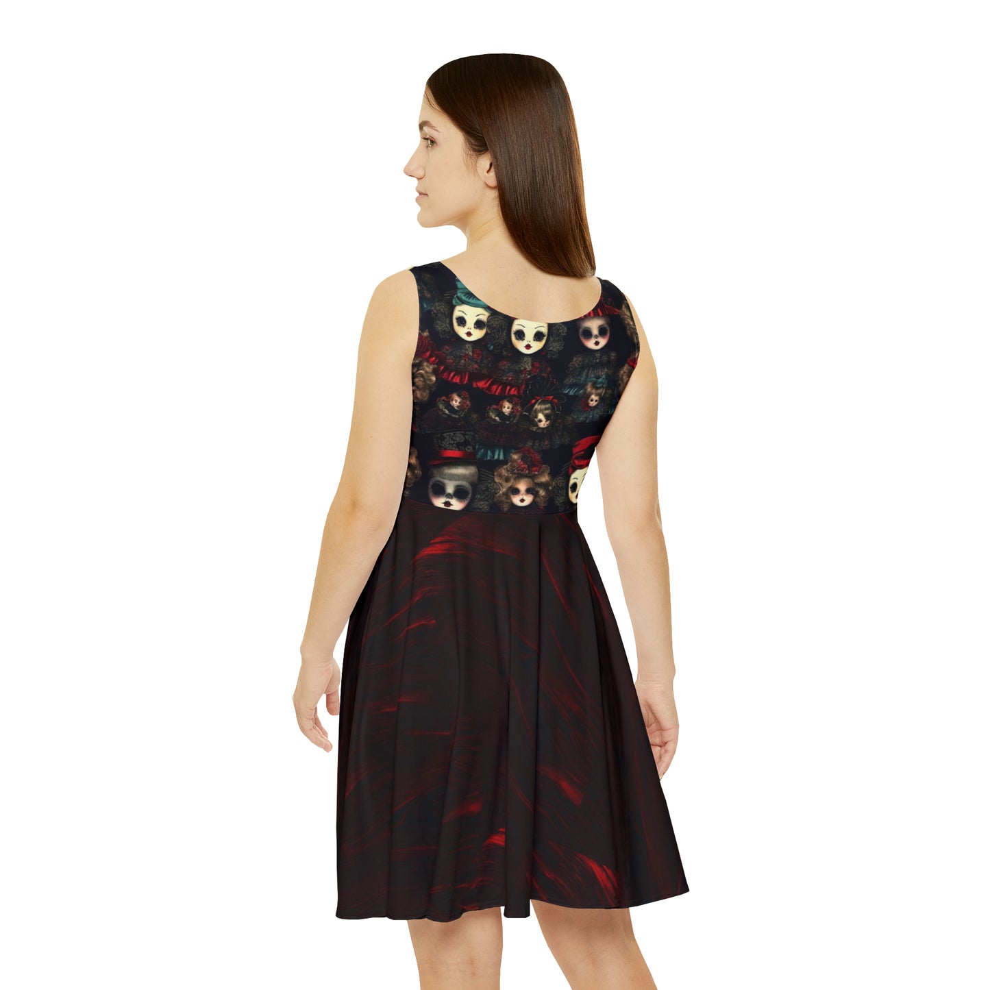 Women's "Creepy Doll" Skater Dress