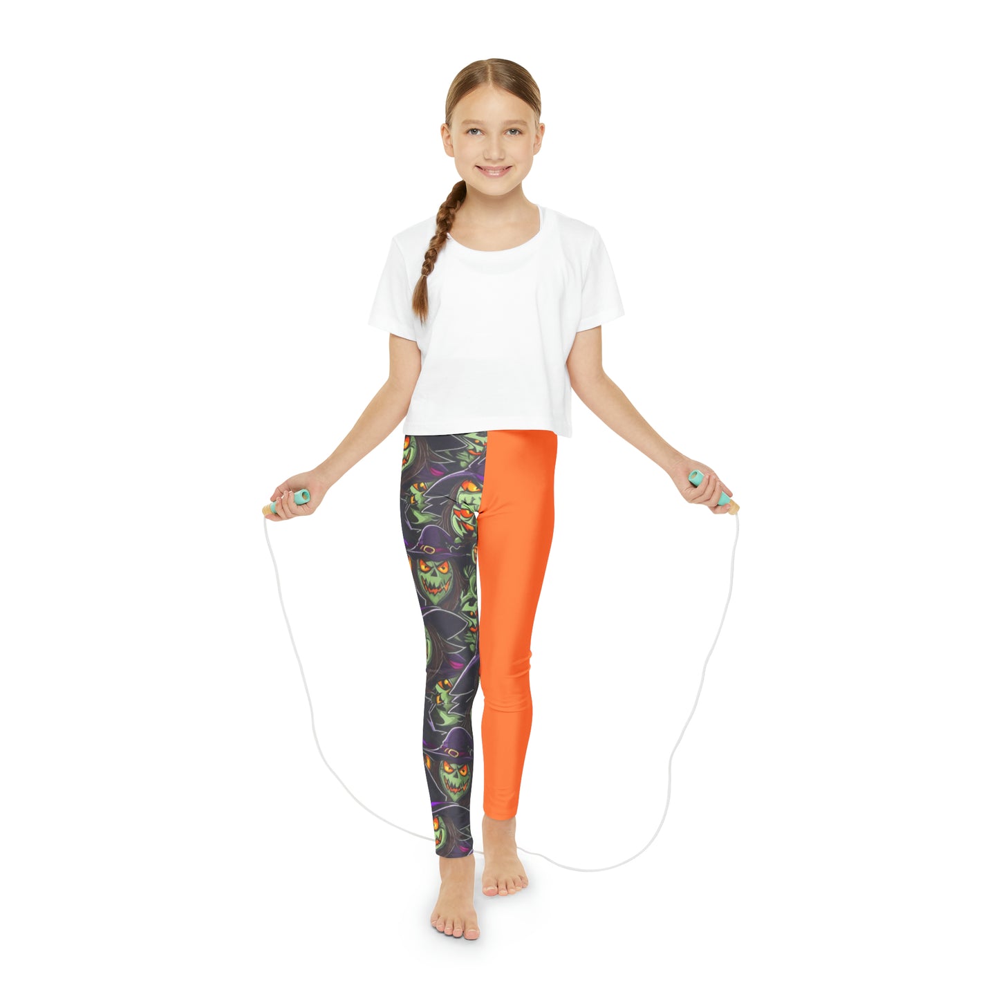 Youth "Witch Pumpkins" Leggings