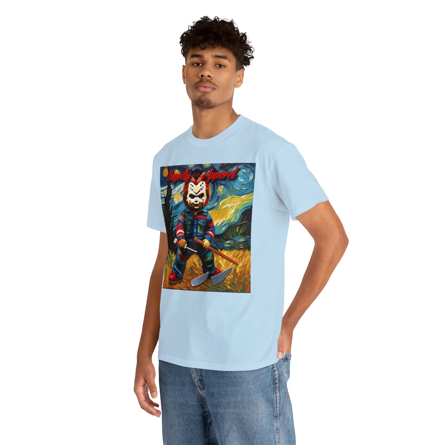 "Chucky/Jason Starry Night" T-Shirt