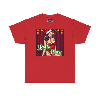 Santa Baby Unisex Heavy Cotton T-Shirt | Festive Holiday Shirt