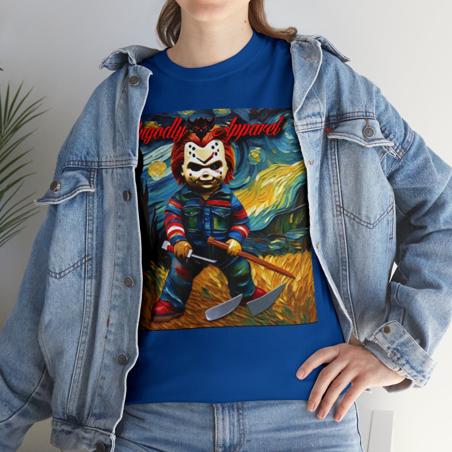 "Chucky/Jason Starry Night" T-Shirt