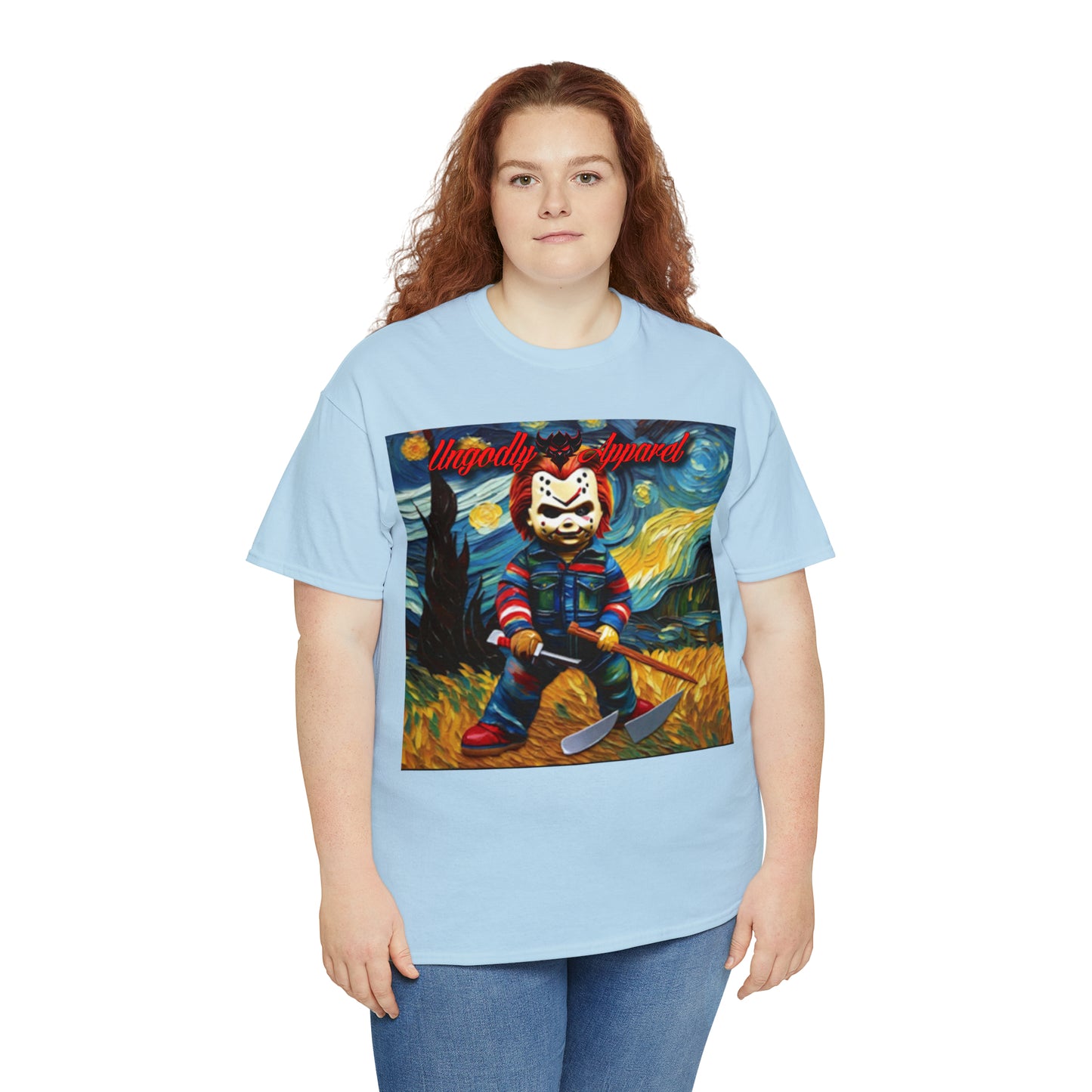 "Chucky/Jason Starry Night" T-Shirt