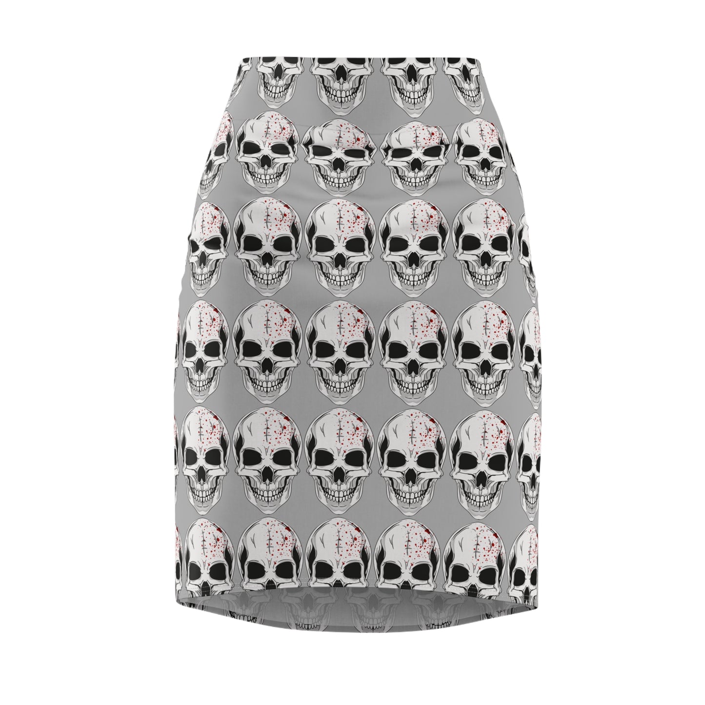 Women's "Skull Pencil Skirt