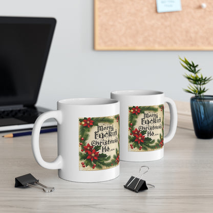 Ceramic "Merry F*ckin Christmas" Mug