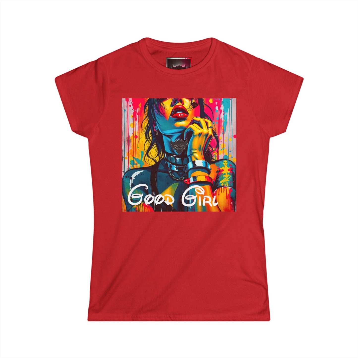 "Good Girl" Women's Graphic Tee - Stylish and Vibrant Art Shirt