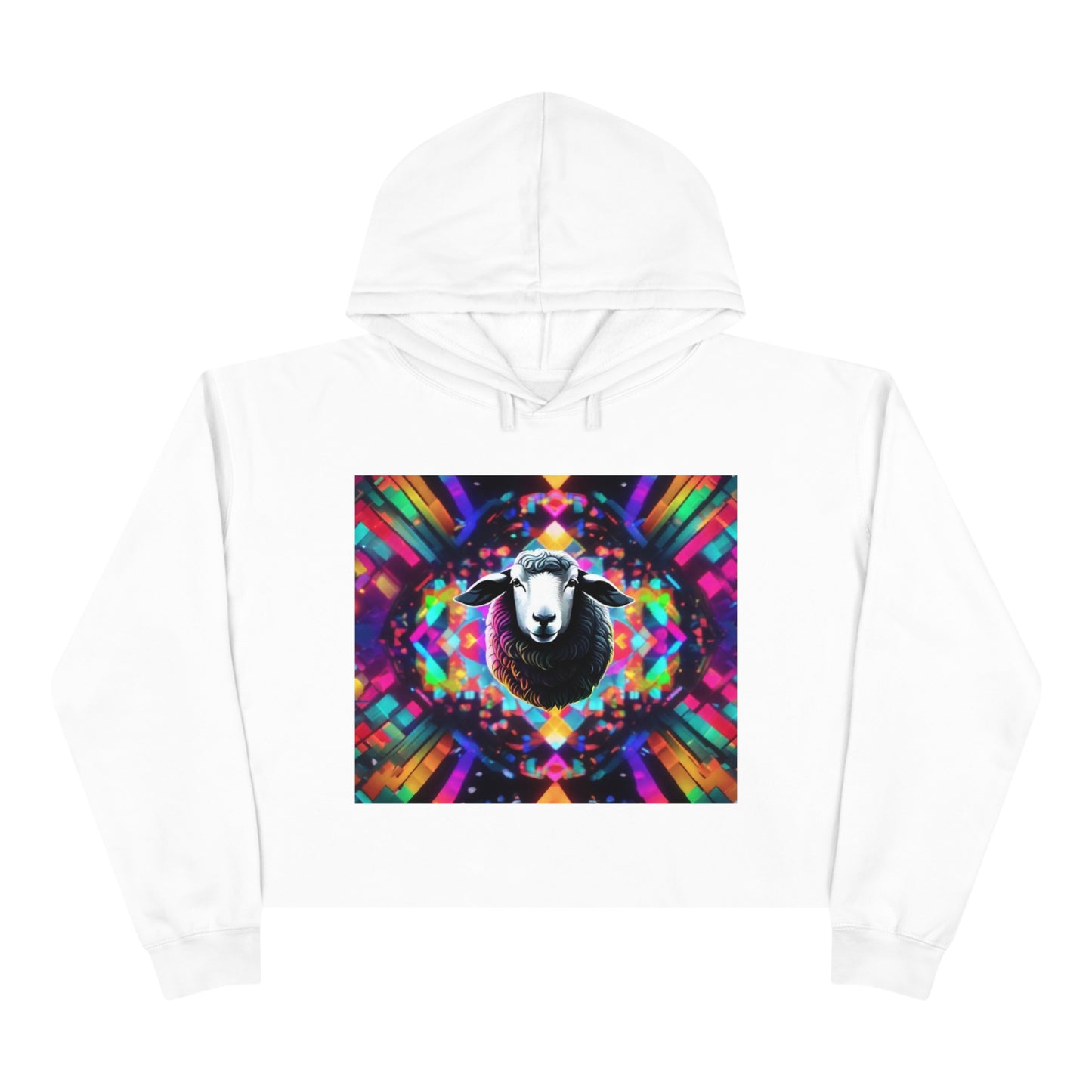 Women's "Black Sheep of the Family" Crop Hoodie