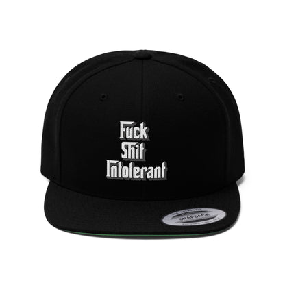 "F*ck Sh*t Intolerant" Snapback Hat