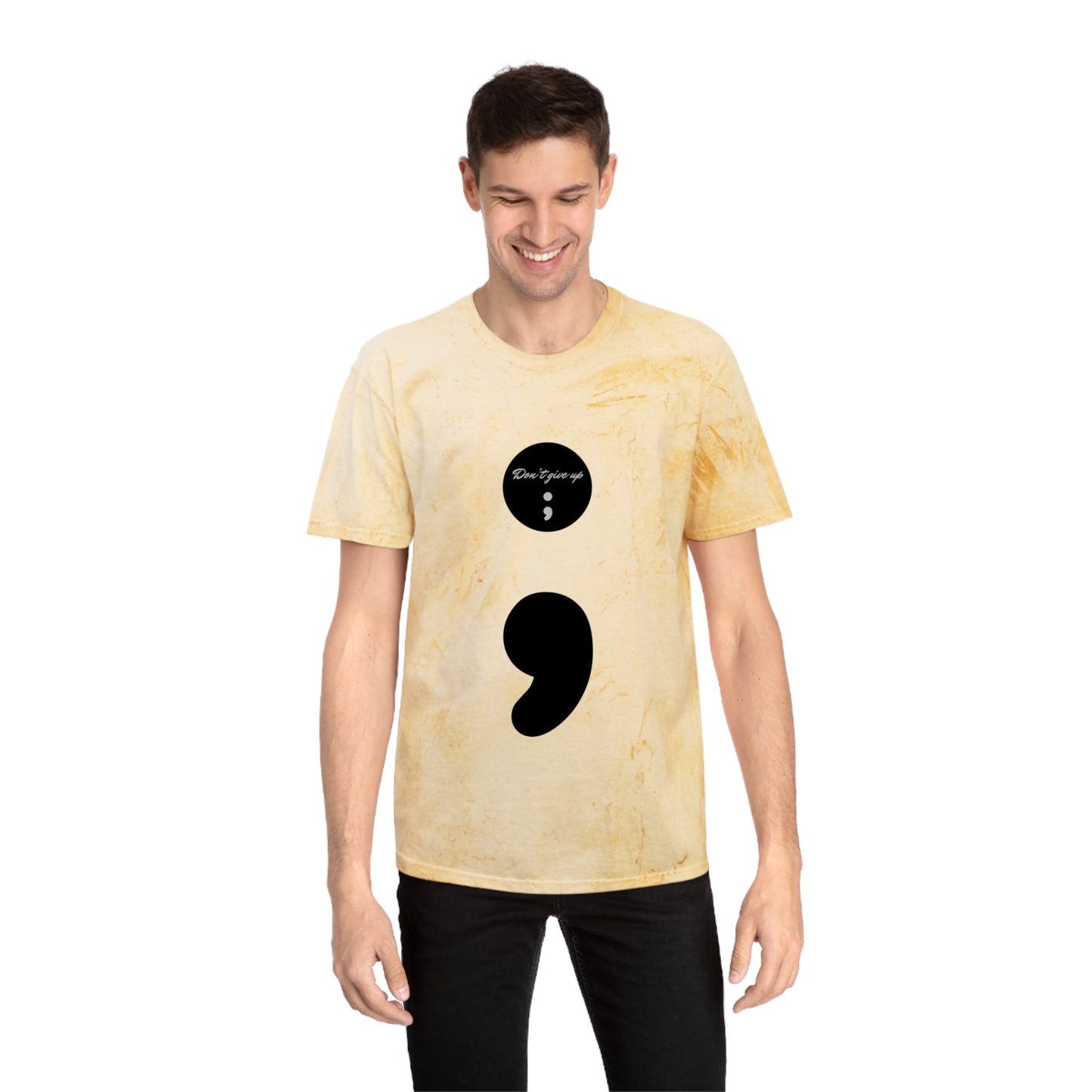 Semicolon/Don't Give Up-T-Shirt