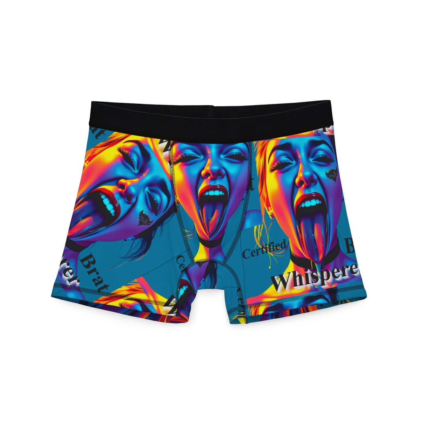 "Certified Brat Whisperer" Men's Boxers - Vibrant Graphic Design for Fun and Comfort