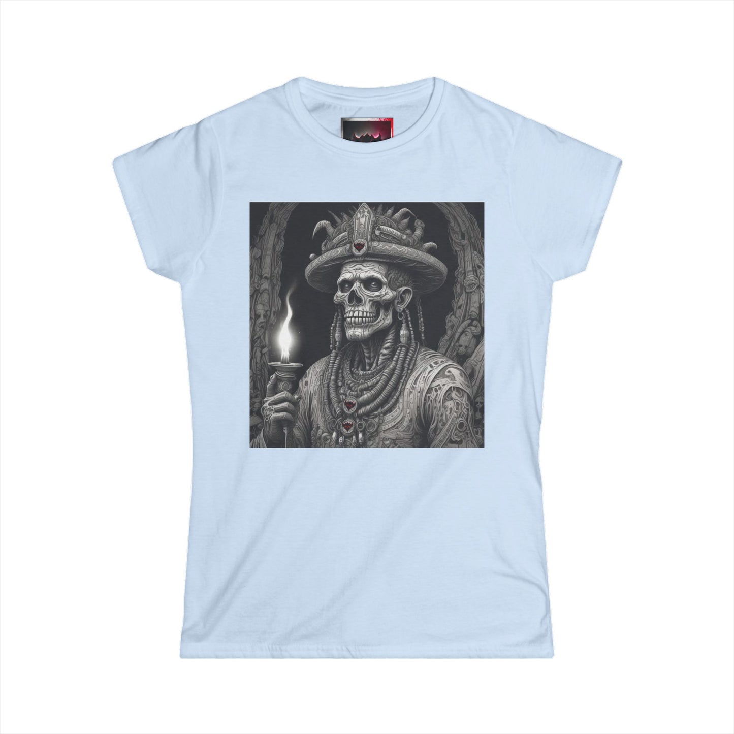 Mystical Hoodoo Skeleton Graphic Women's Heavy Cotton T-Shirt