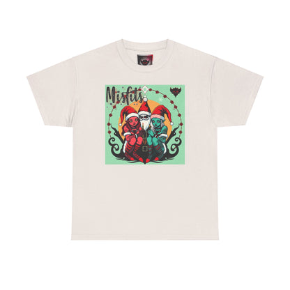 Couple of Misfits Holiday Unisex Heavy Cotton T-Shirt - Fun & Festive T-Shirt for Fans