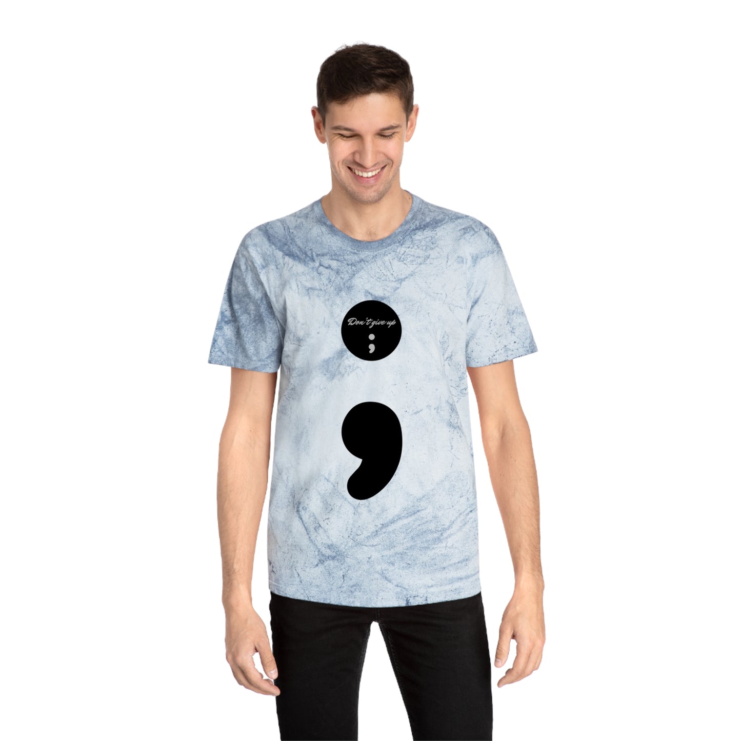 Semicolon/Don't Give Up-T-Shirt