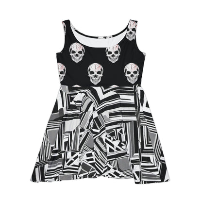 Women's "Skull" Skater Dress