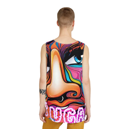 Colorful "Booger Sugar" Graphic Men’s Tank Top - Perfect for Festivals & Summer Vibes