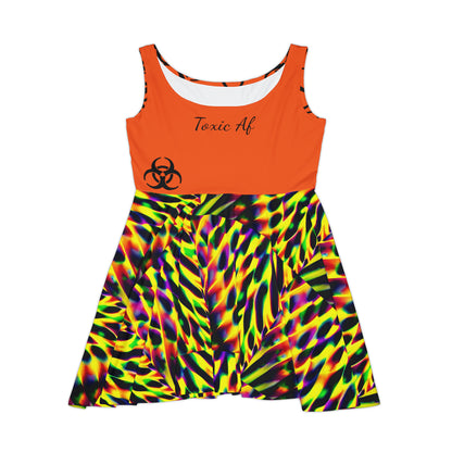 Women's "Toxic Af" Skater Dress