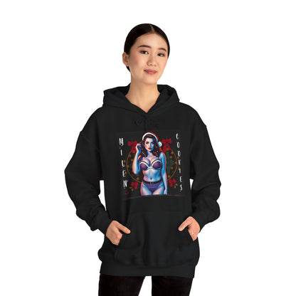 Milf N' Cookies Unisex Heavy Blend™ Hooded Sweatshirt - Cozy Graphic Hoodie for Cookie Lovers