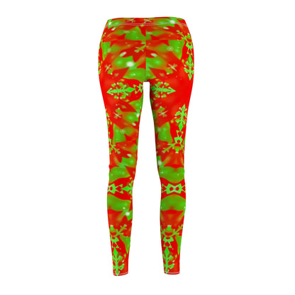 Festive Holiday Patterned Leggings for Women