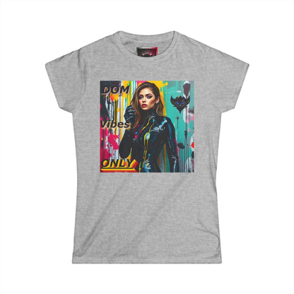 "Dom Vibes" Women's Softstyle Tee - Bold Graphic Tee for Confident Women