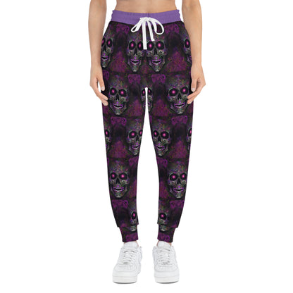 Purple Skulls Joggers